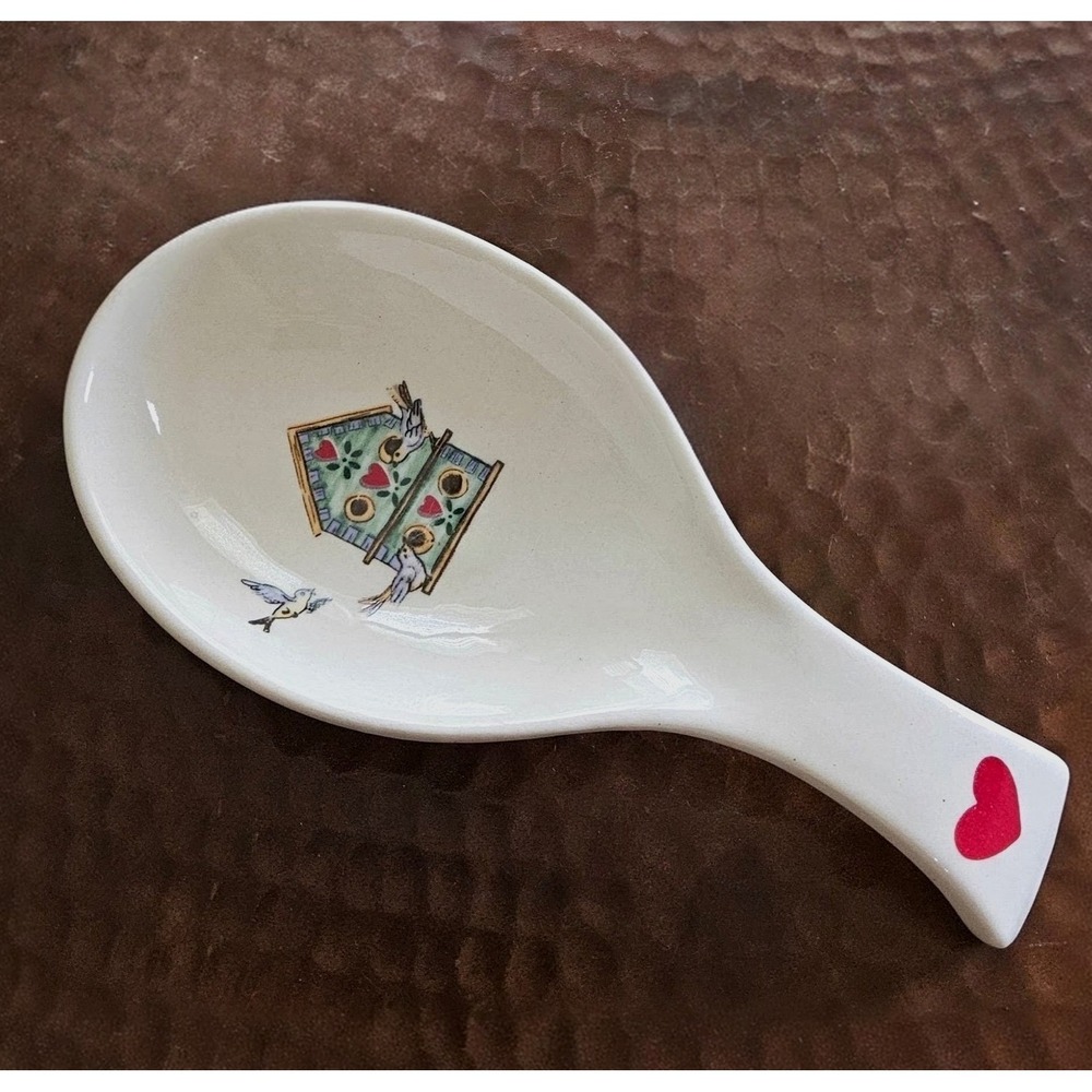 Thomson Pottery Birdhouse Spoon Rest Cottagecore Kitchen Accessory Replacement